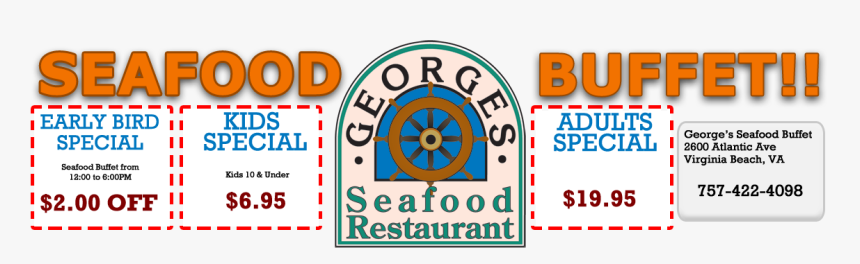 George S Seafood Buffet - Circle, HD Png Download