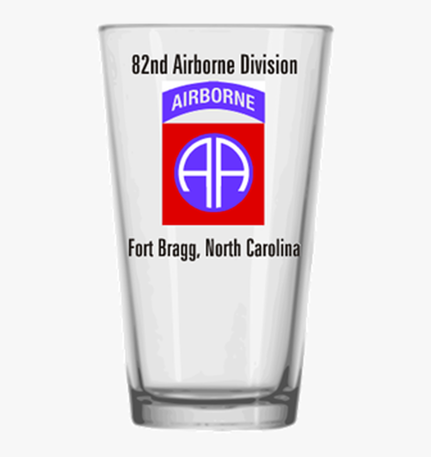 82nd Airborne Division Pint Glass - Transparent Pint Glass Png, Png Download
