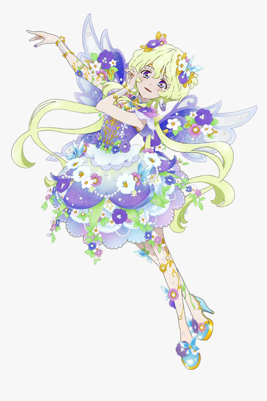 Aria Futaba
floral Fantasia Coord - Aikatsu Stars Aria Futaba, HD Png Download