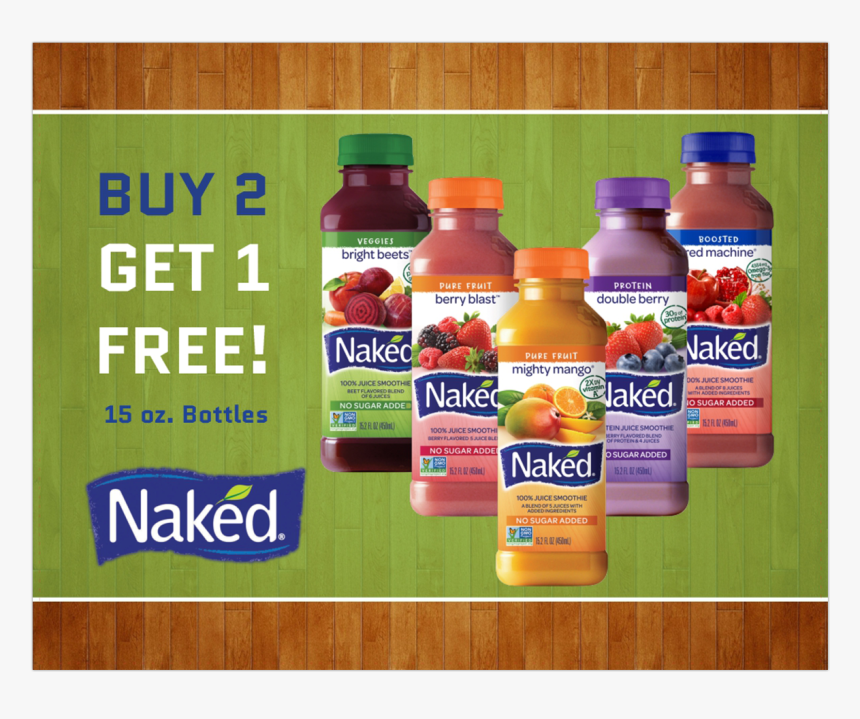 Naked Juice, HD Png Download
