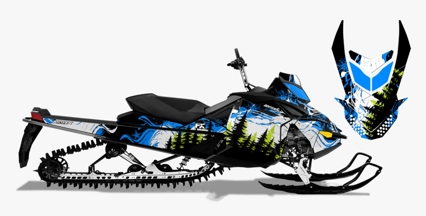White Ski Doo Summit Wrap, HD Png Download