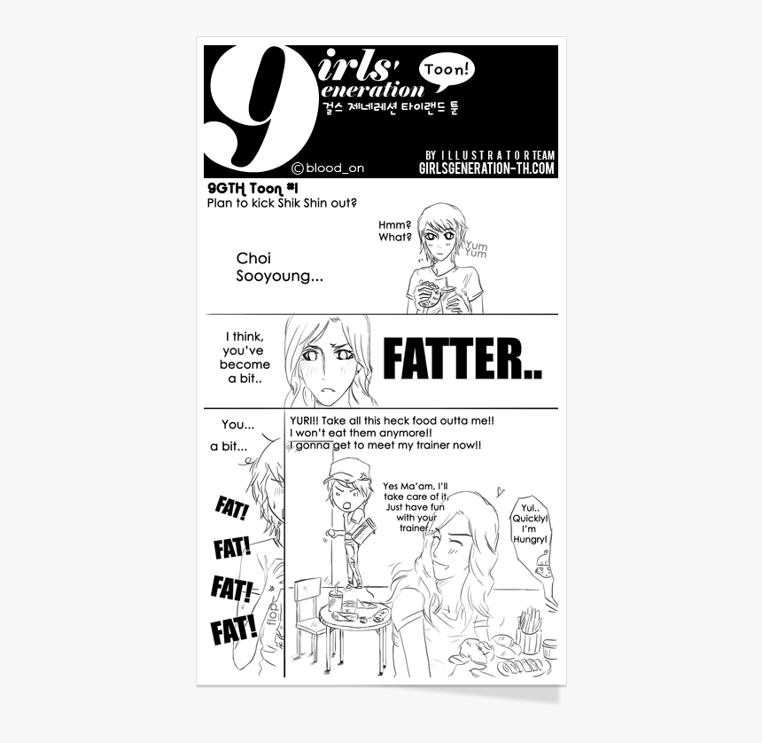 Snsd Comic, HD Png Download