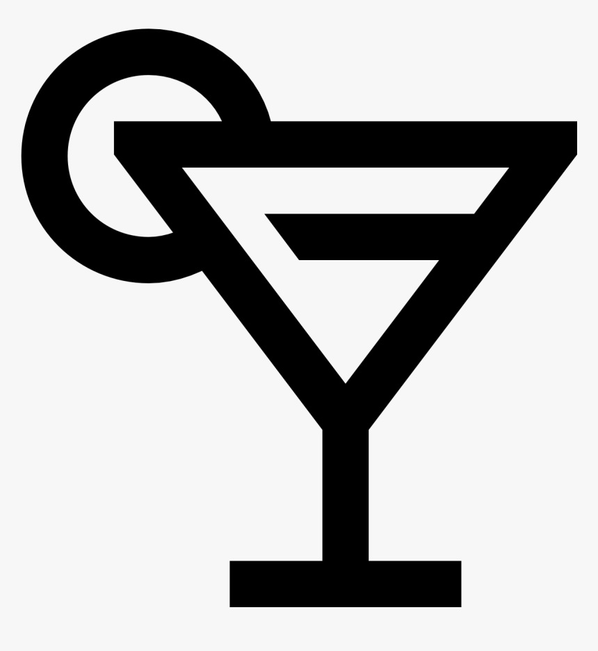 Cocktail Margarita Computer Icons Jpg Free Stock - Cocktail Glass Icon Png Red, Transparent Png