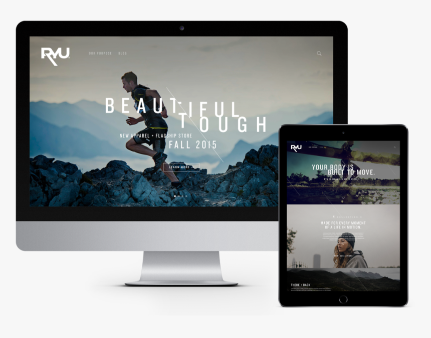 Website Mockups Imacipad Ryu, HD Png Download