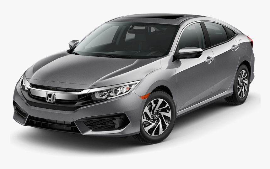 2017 Honda Civic - Silver Honda Civic 2017, HD Png Download