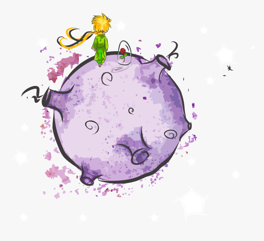 Principito Y La Rosa Png, Transparent Png