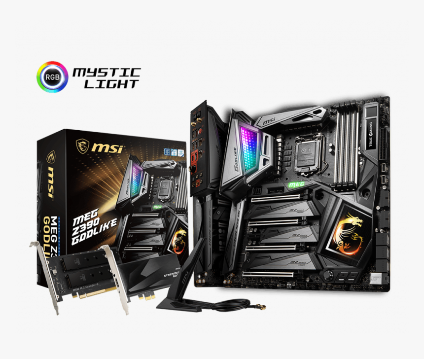 Msi Meg Z390 Godlike, HD Png Download