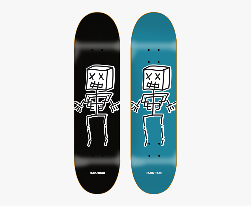 Image Of Skeletron Deck - Skateboard Deck, HD Png Download