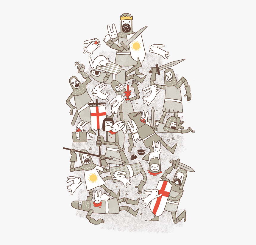 Monty Python Bunny Art, HD Png Download