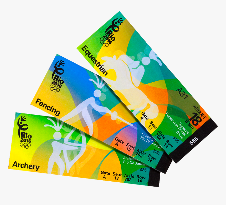 Rio 2016 Tickets, HD Png Download