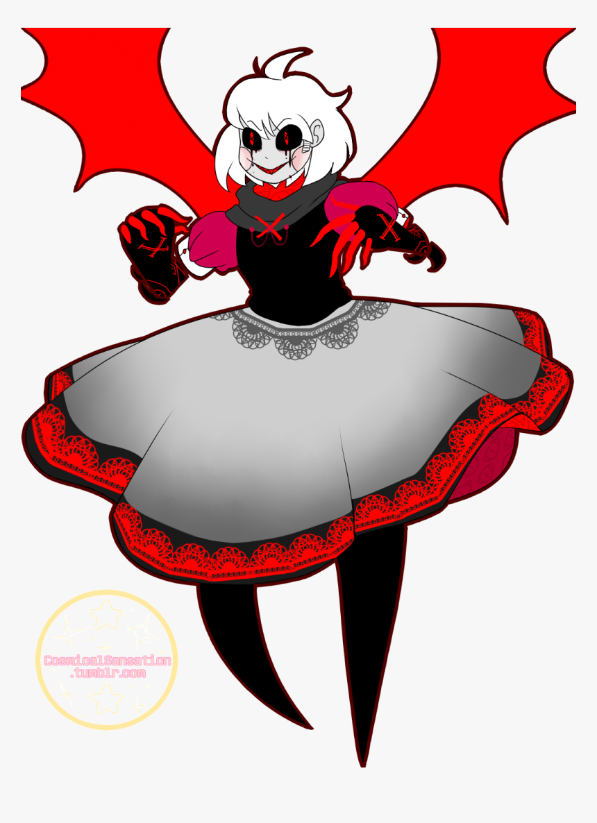 “ @undertaleaumashups Made This Cool Design Between - Cartoon, HD Png Download