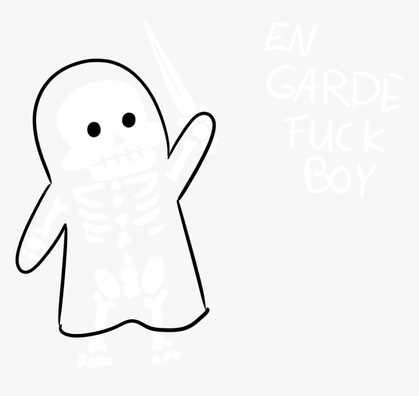 Boo, Cool, Cute - Line Art, HD Png Download
