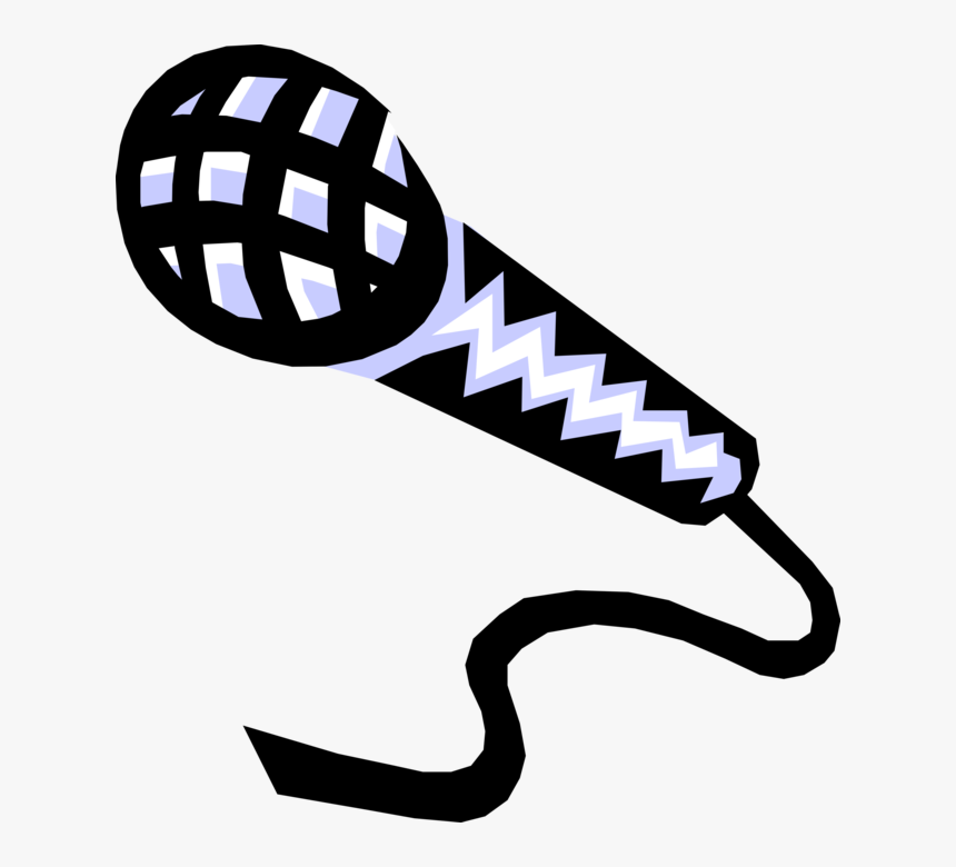 Vector Illustration Of Sound Recording Microphone - Microphone, HD Png Download