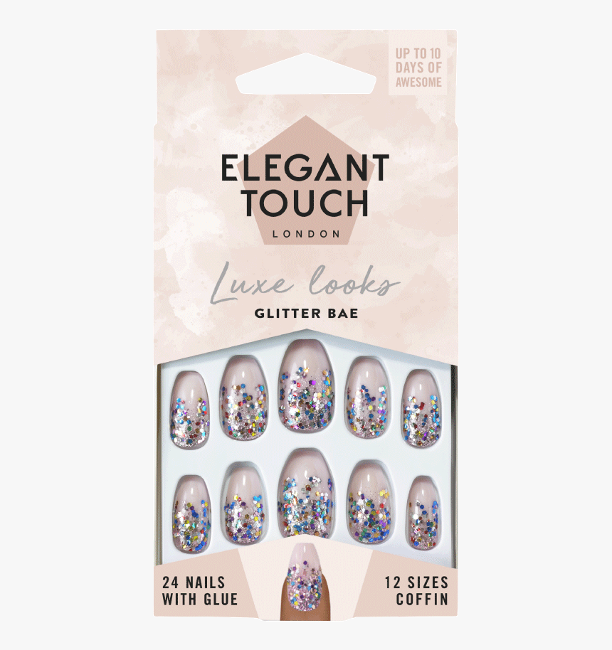 Elegant Touch Luxe Looks False Nails, HD Png Download