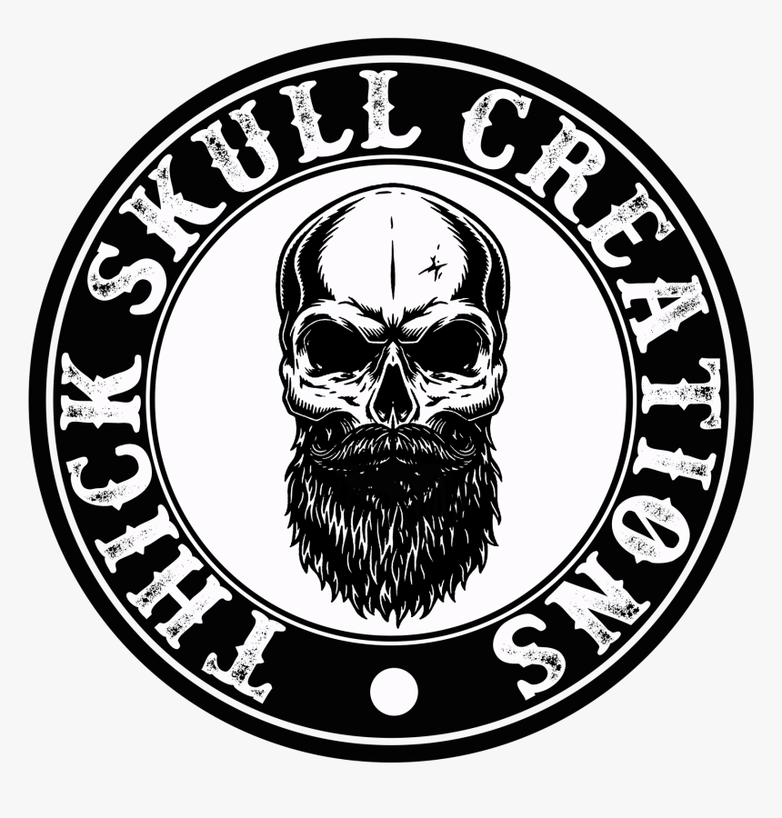 Transparent Badass Skull Png - Emblem, Png Download