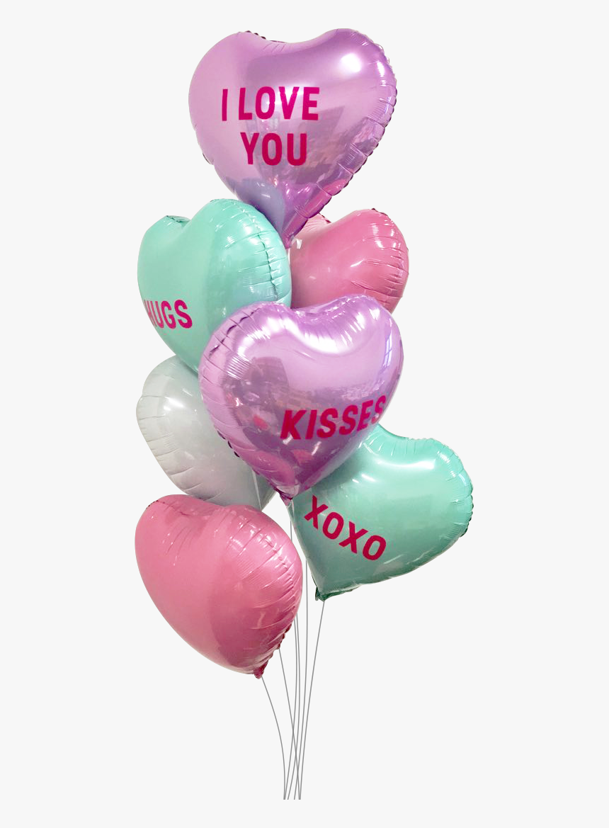Transparent Pastel Heart Png - Balloon, Png Download