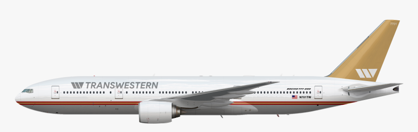 Boeing 777-200 - Boeing 767, HD Png Download