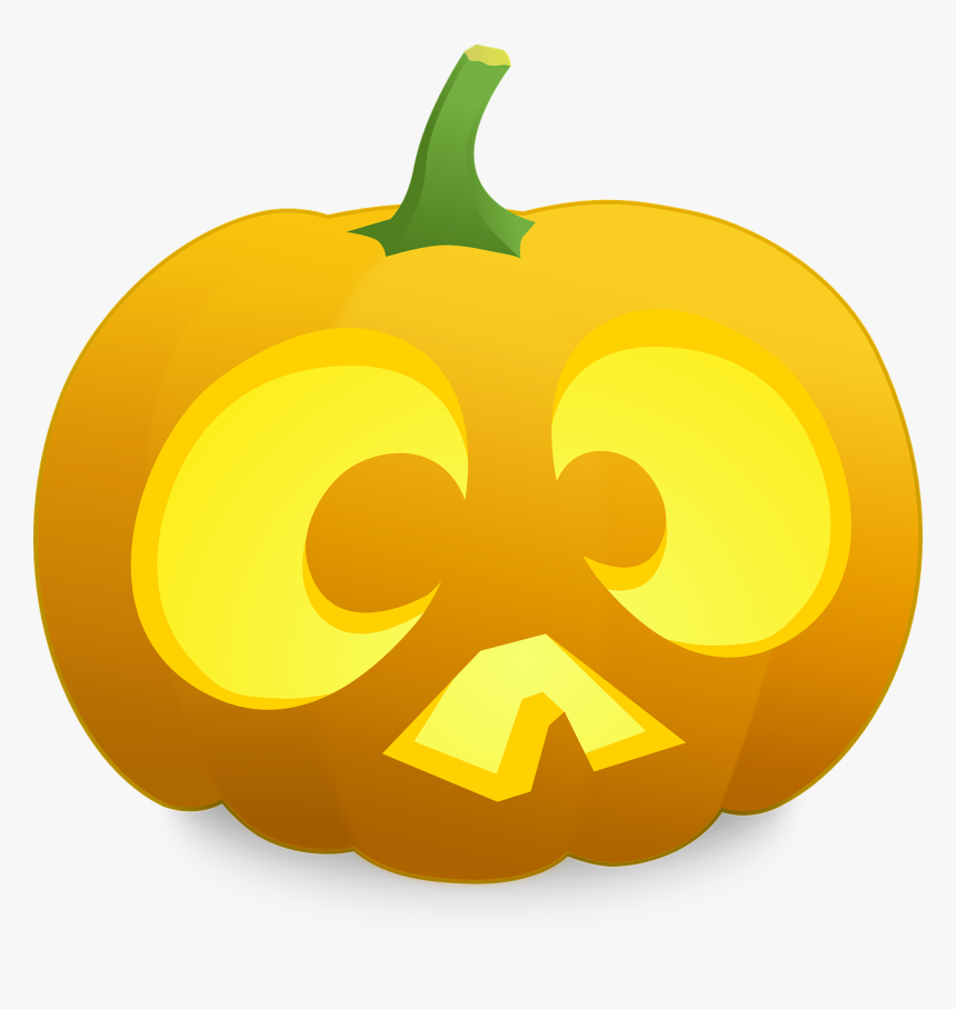 Scared Jack O Lantern, HD Png Download