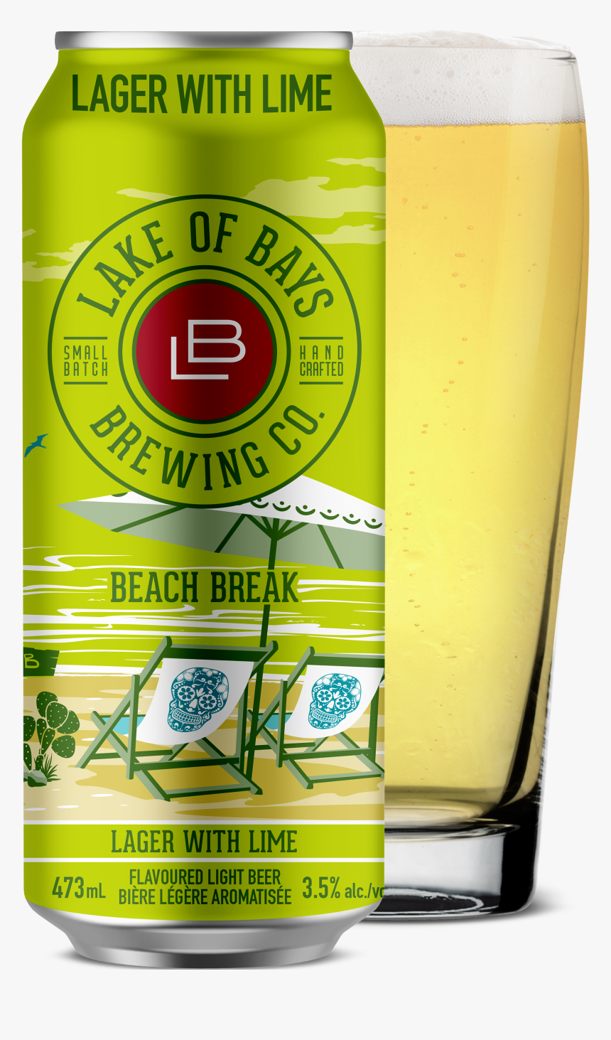 Lake Of Bays Lime Lager, HD Png Download