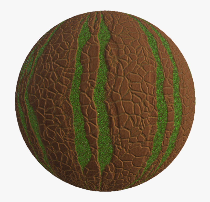 Mossy Stylized Tree Bark - Circle, HD Png Download