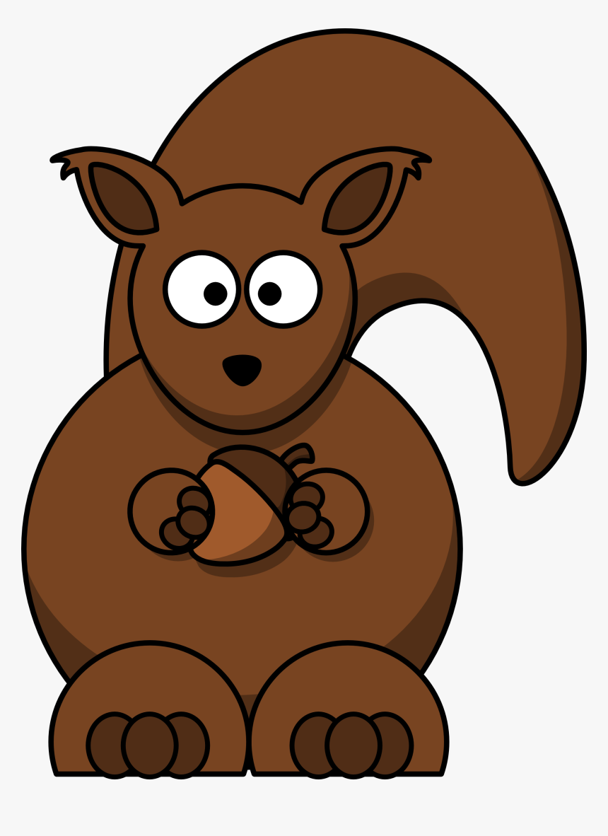 Kinds Of Animal Clipart - Cartoon Squirrel Clipart, HD Png Download