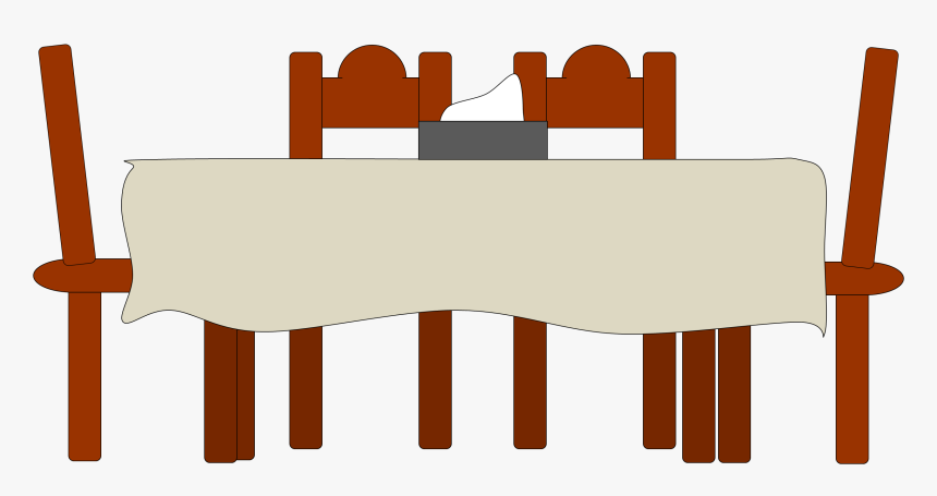 Dining Table - Dinner Table Clipart, HD Png Download