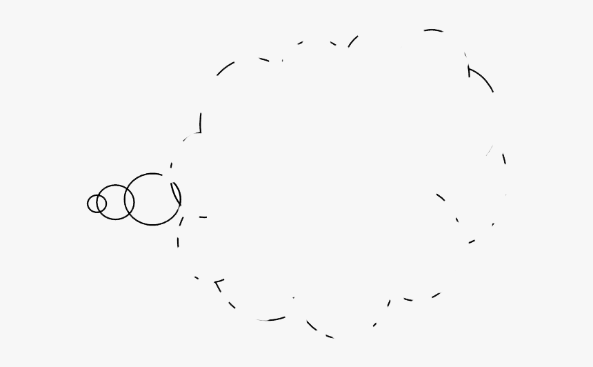 Thought Cloud - Line Art, HD Png Download