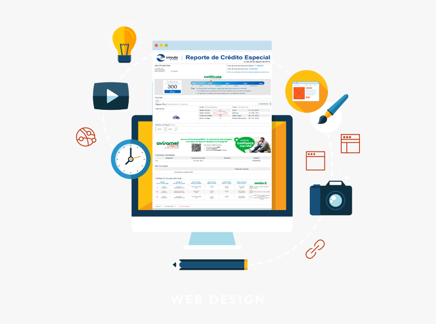 Web Design Images Illustration In Png, Transparent Png
