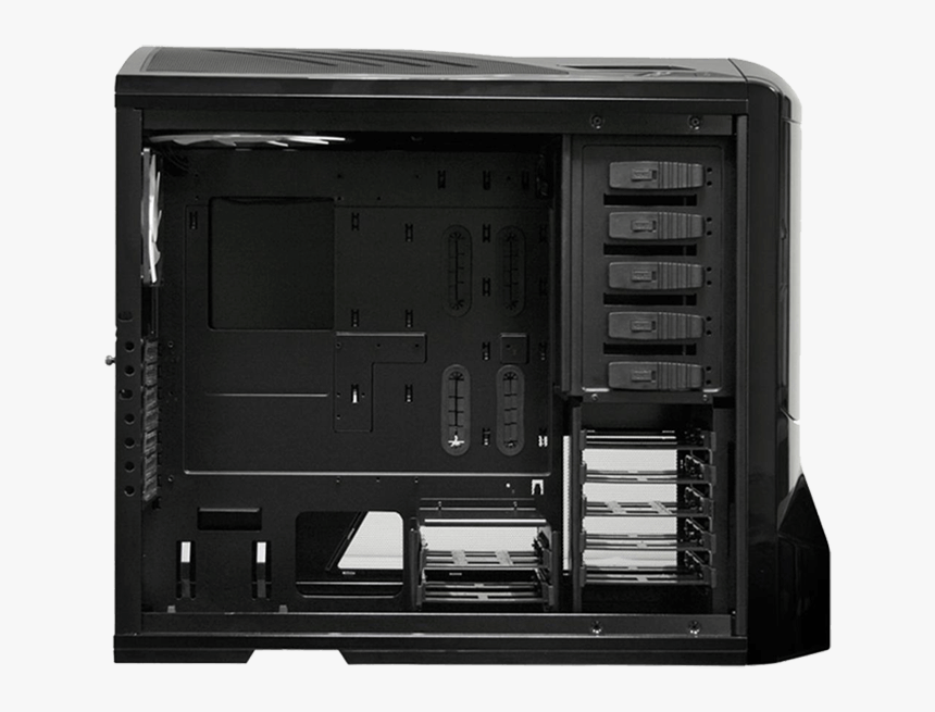 Phantom Series Phan 002gr, No Psu, E Atx, Black/green, - Nzxt Full Tower, HD Png Download