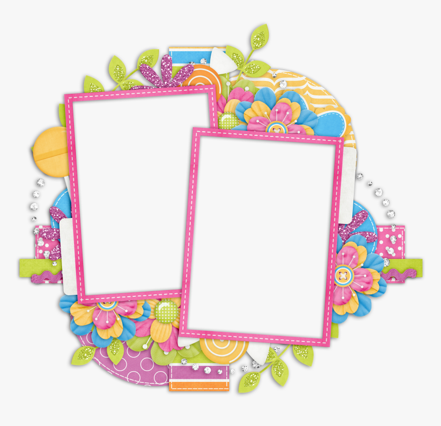 Pic Scrapbooking Wall Photography Jigsaw Cartoon Frames - Cartoon Photo Frame Png, Transparent Png