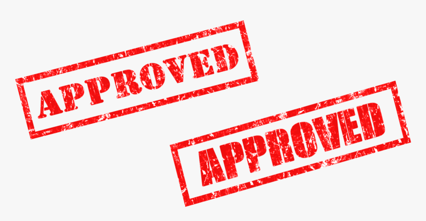 Rubber Stamp Postage Stamps - Transparent Background Approved Transparent, HD Png Download