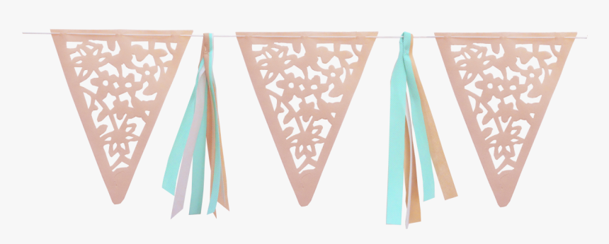 Banderín Calado Nude Con Cintas - Towel, HD Png Download