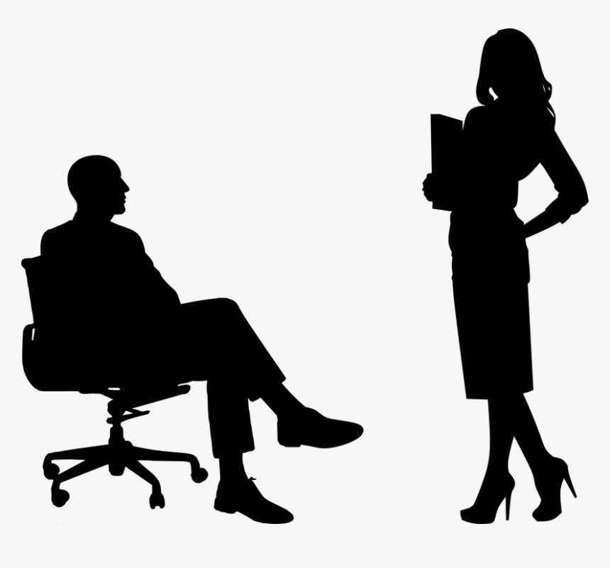 When Is The Best Time To Hire A Virtual Assistant For - Interview Silhouette, HD Png Download