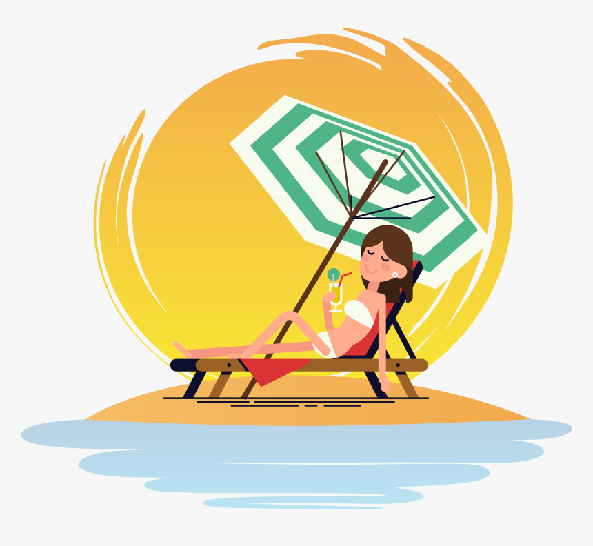 Beach Travel Png, Transparent Png