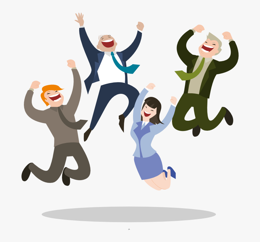 Happy Entrepreneurs - Happy People Clipart, HD Png Download