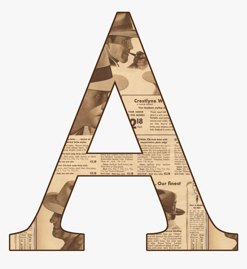 Scrapbook Alphabet Png - Letras De Periodico, Transparent Png