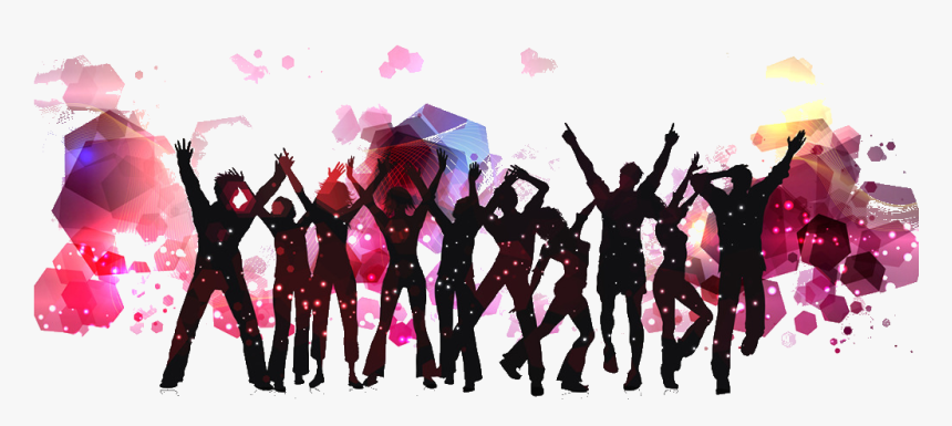 Clip Art People Dancing Silhouette - People Dancing Silhouette Png, Transparent Png