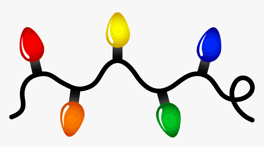 Christmas Lights On A String, HD Png Download