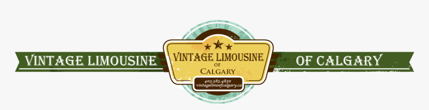 Calgary Vintage Limousine Rentals - Label, HD Png Download