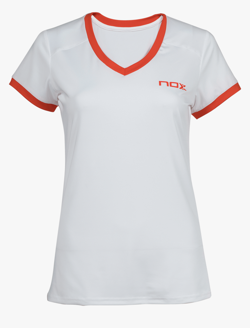 Camiseta Pádel Mujer Team Blanca - Active Shirt, HD Png Download