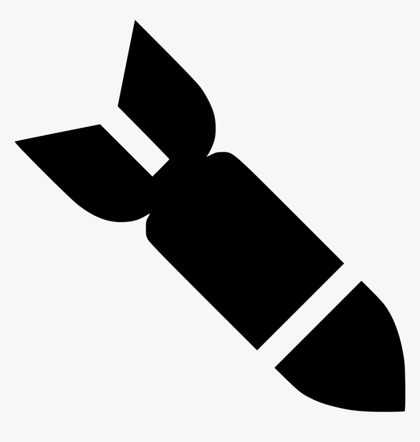 Clip Art Vector Free Download On - Missile Clipart Black And White, HD Png Download