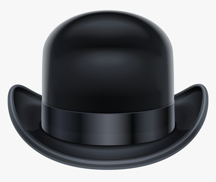 Black Hat Png Image - Bowler Hat Png, Transparent Png