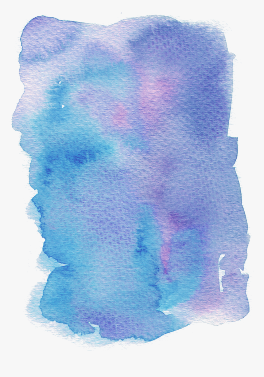 Watercolor Blue Painting Effect Free Photo Png Clipart - ไล่ สี สี น้ำ, Transparent Png