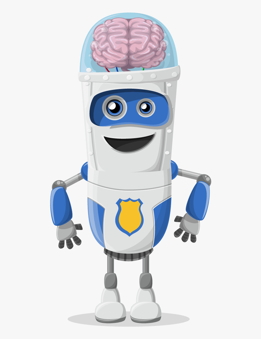 Vector Robot - Vector Robot Characters, HD Png Download