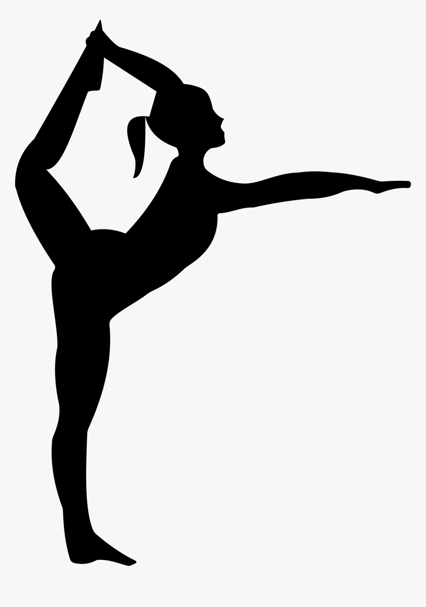 Transparent Background Gymnast Silhouette, HD Png Download