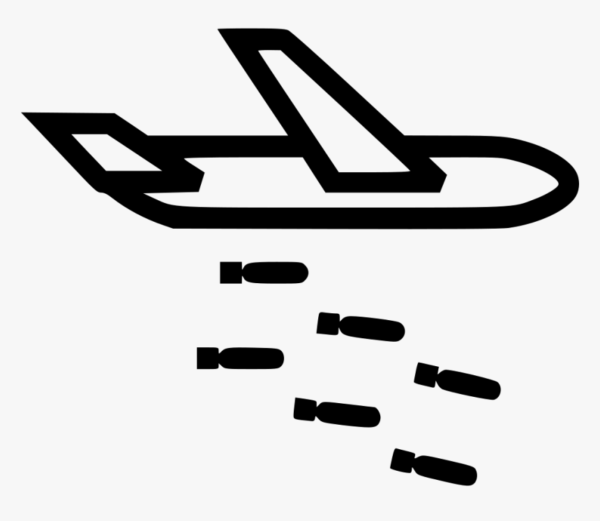 Plane Dropping Missiles, HD Png Download