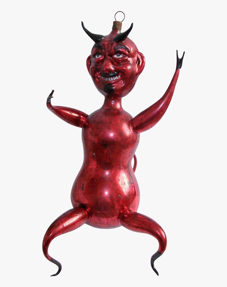 Huge Krampus Devil Anti Santa Christmas Ornament From - Bronze Sculpture, HD Png Download