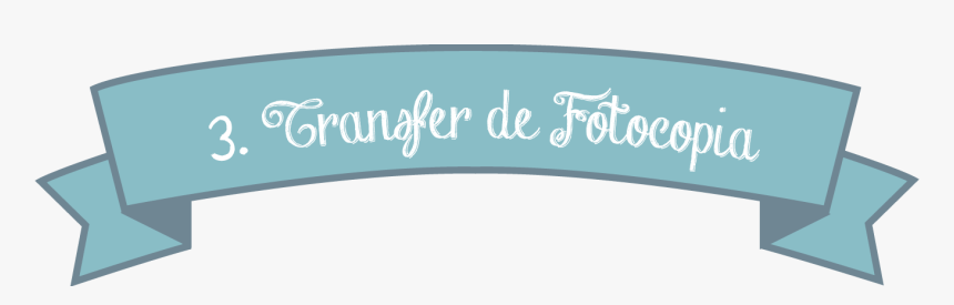 Ribbonazul Transferdefotocopia-09 - Banderin Para Escribir Png, Transparent Png