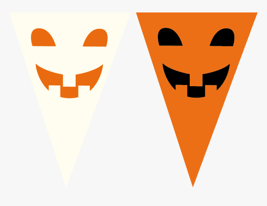 Banderines2 - Banderines Halloween Png, Transparent Png