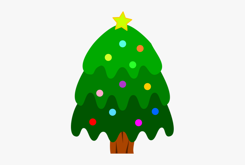 Christmas Tree Decoration Vector - Clip Art, HD Png Download